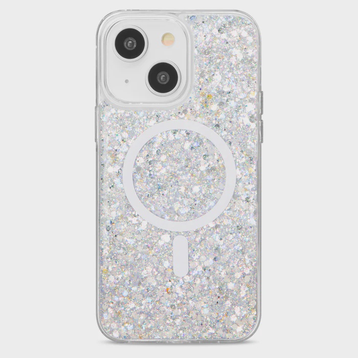 CARATULA SHOWCASE SLIM GLAM MAGSAFE IPHONE 15/14/13 PLATA 40-0077003R