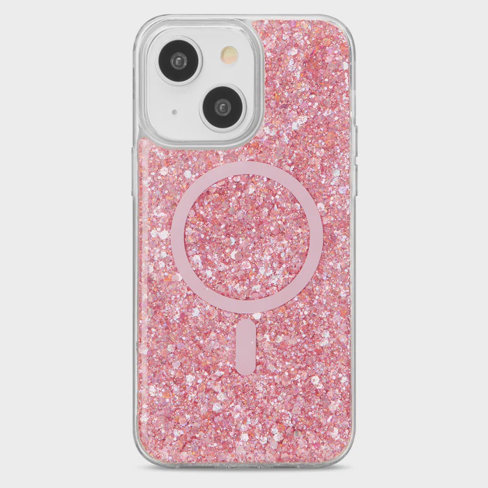 CARATULA SHOWCASE SLIM GLAM MAGSAFE IPHONE 15/14/13 ROSA 40-0077001R