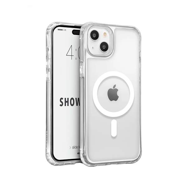 CARATULA SHOWCASE SLIM HALO MAGSAFE IPHONE 15/14 PLUS BLANCA 40-0075001R