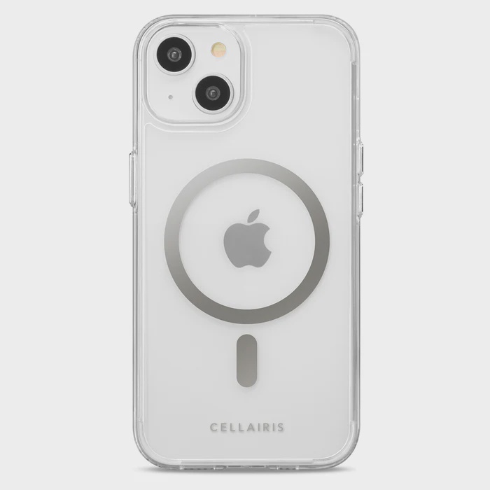 CARATULA SHOWCASE SLIM HALO MAGSAFE IPHONE 15/14/13 PLATA 40-0073006R