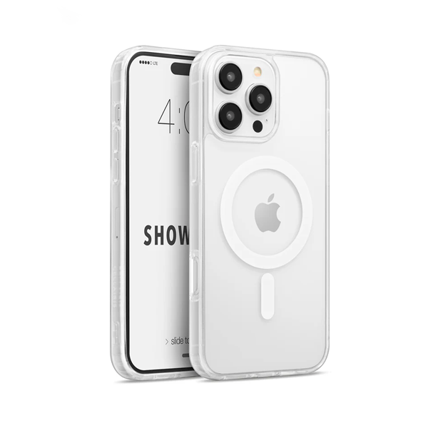 CARATULA SHOWCASE SLIM HALO MAGSAFE IPHONE 16 PRO BLANCA 40-0110001R