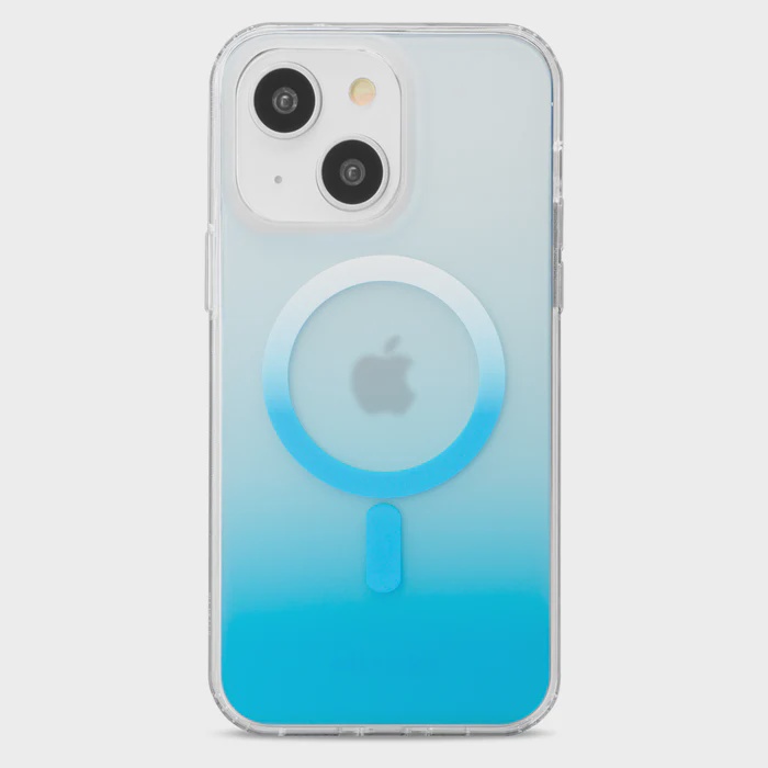 CARATULA SHOWCASE SLIM OMBRE MAGSAFE IPHONE 15/14/13 TURQUESA 40-0081002R