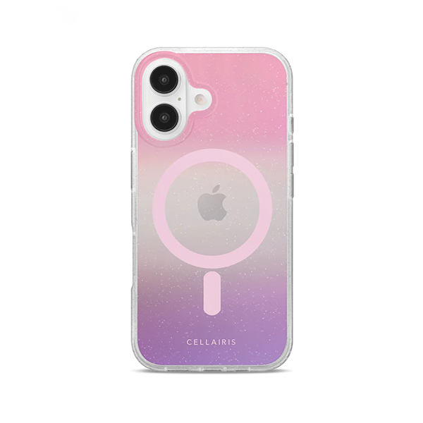 CARATULA SHOWCASE SLIM OMBRE MAGSAFE IPHONE 16 ROSA/MORADA 40-0100009R