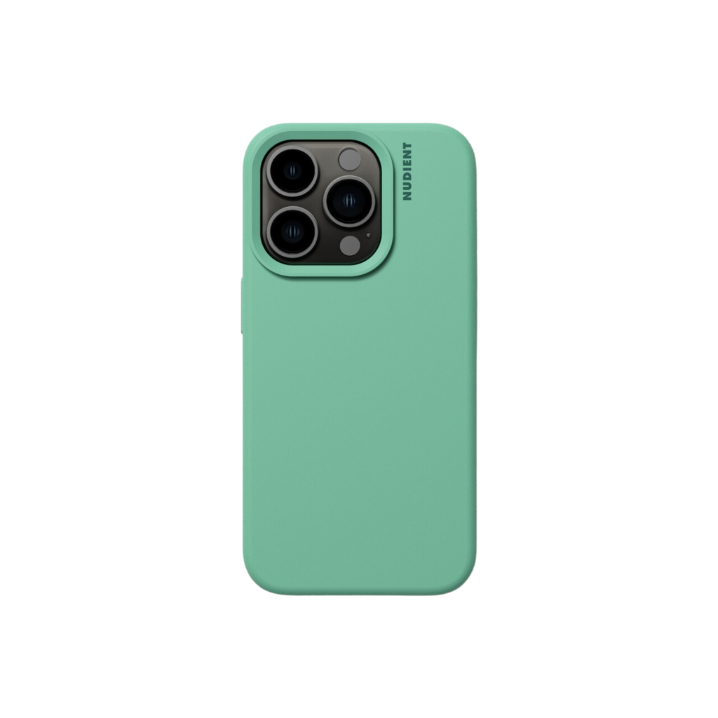 CARATULA SILICON NUDIENT IPHONE 15 PRO MENTA
