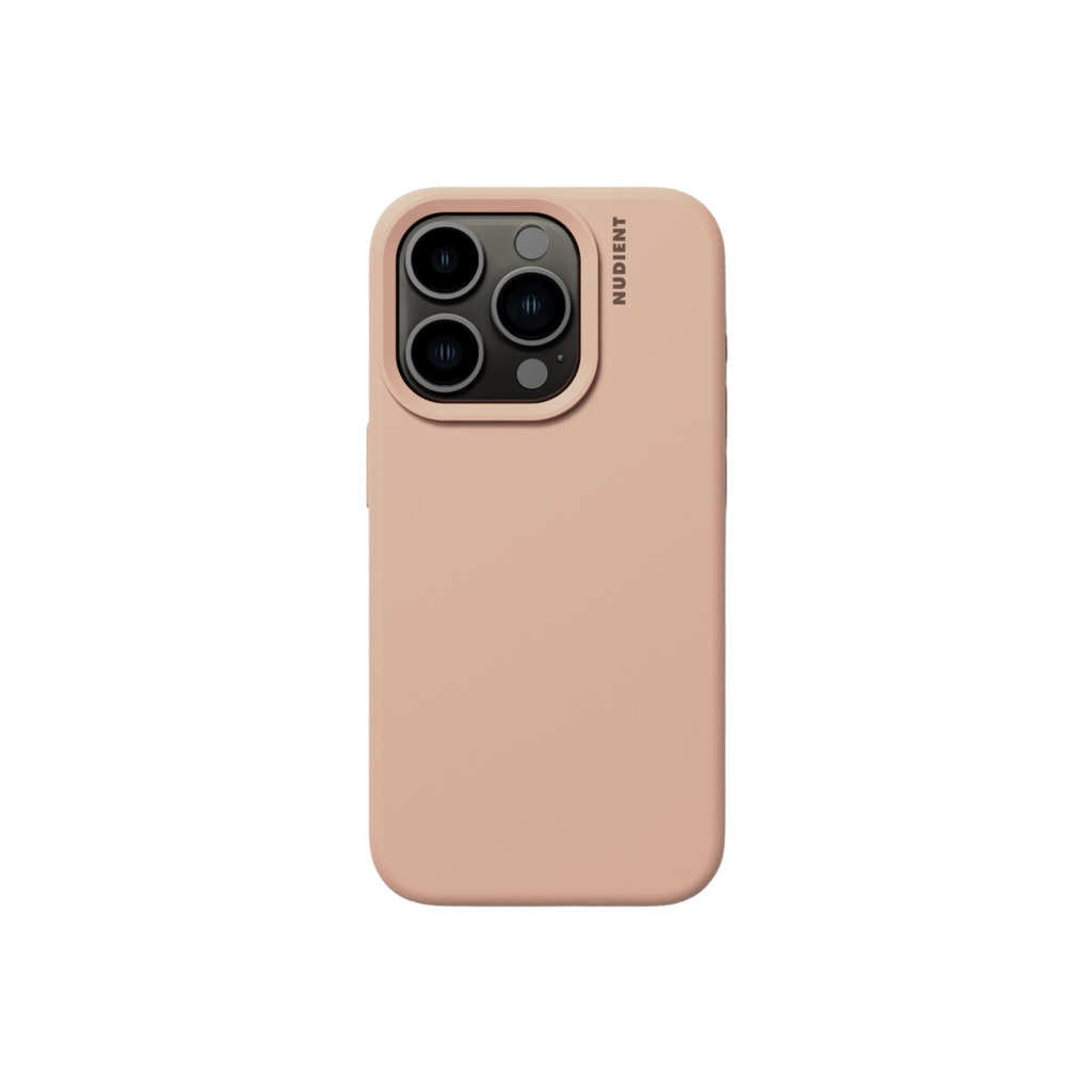 CARATULA SILICON NUDIENT IPHONE 15 PRO NARANJA