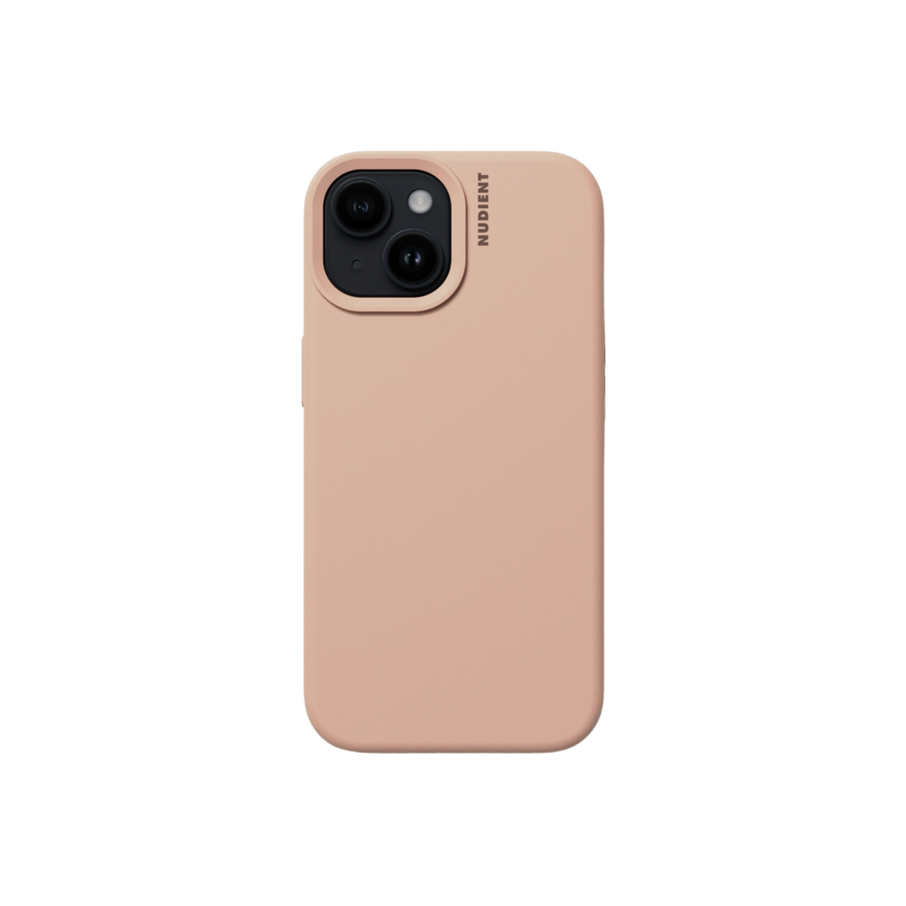 CARATULA SILICON NUDIENT IPHONE 15/14/13 NARANJA