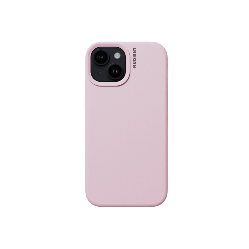 CARATULA SILICON NUDIENT IPHONE 15/14/13 ROSA