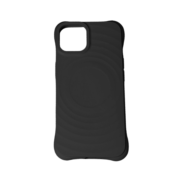 CARATULA SILICON RIPPLE MAGSAFE IPHONE 16 PRO MAX NEGRO