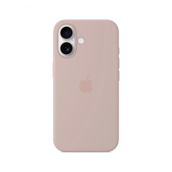 CARATULA SILICON TIPO ORIGINAL C/ LOGO IPHONE 16 ARENA
