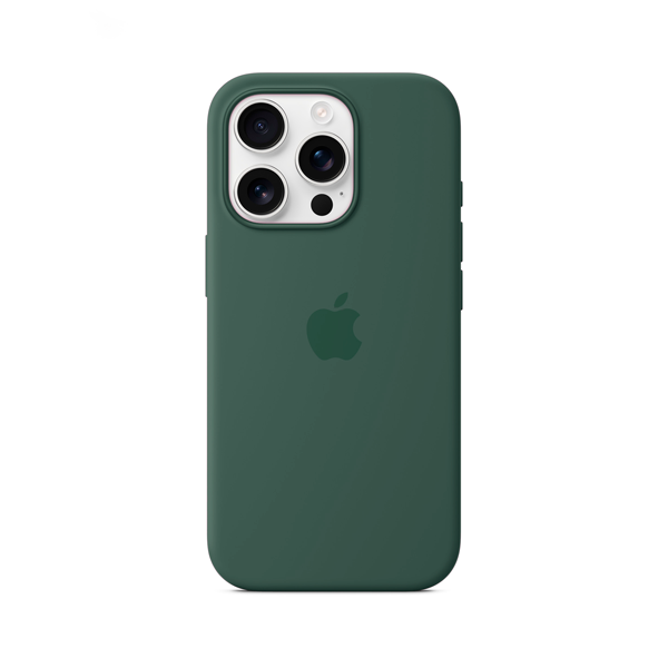 CARATULA SILICON TIPO ORIGINAL C/ LOGO IPHONE 16 PRO VERDE