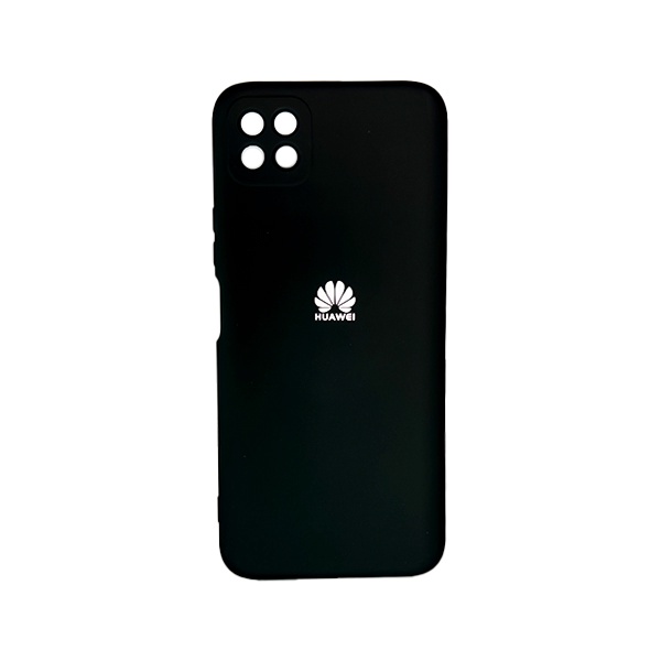 CARATULA SILICON TIPO ORIGINAL C/LOGO HUAWEI Y60 NEGRA