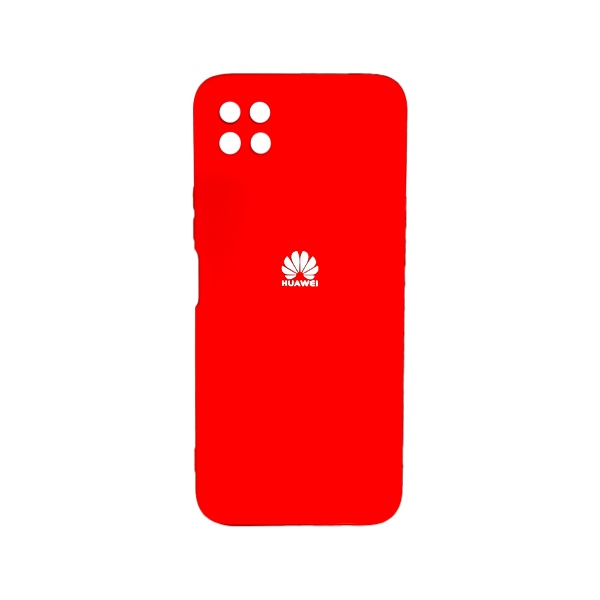 CARATULA SILICON TIPO ORIGINAL C/LOGO HUAWEI Y60 ROJA