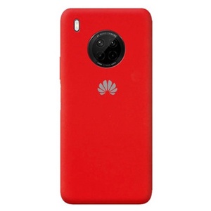 CARATULA SILICON TIPO ORIGINAL C/LOGO HUAWEI Y9A ROJA