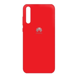 CARATULA SILICON TIPO ORIGINAL C/LOGO HUAWEI Y9s ROJA