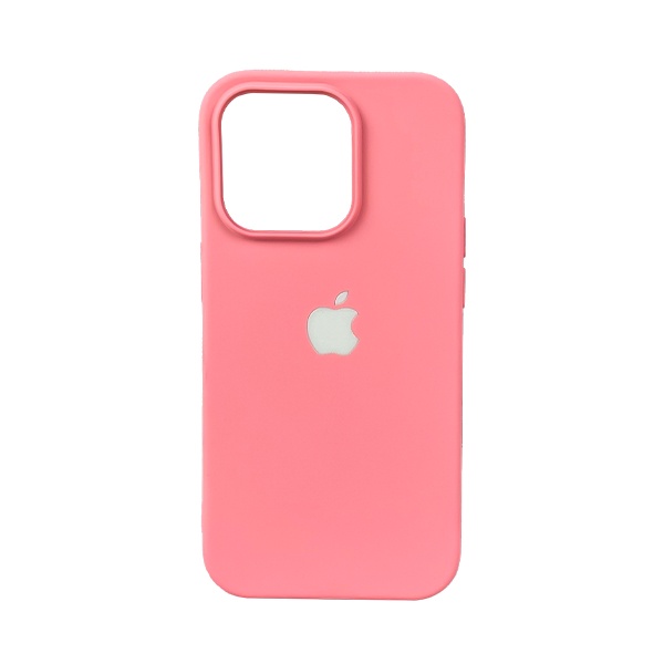 CARATULA SILICON TIPO ORIGINAL C/LOGO IPHONE 14 PRO ROSA
