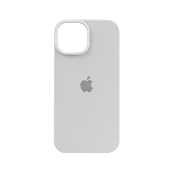 CARATULA SILICON TIPO ORIGINAL C/LOGO IPHONE 15/14/13 ARCILLA