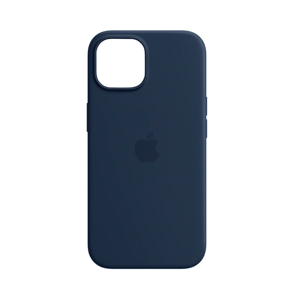 CARATULA SILICON TIPO ORIGINAL C/LOGO IPHONE 15/14/13 NAVY
