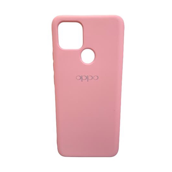 CARATULA SILICON TIPO ORIGINAL C/LOGO OPPO A15 ROSA