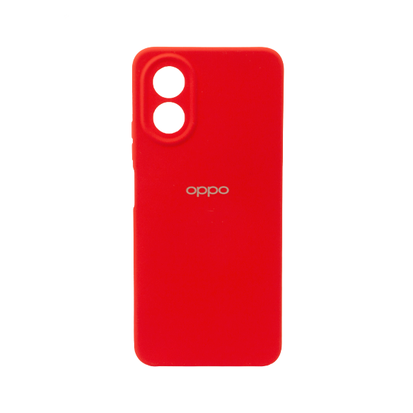 CARATULA SILICON TIPO ORIGINAL C/LOGO OPPO A38 ROJA