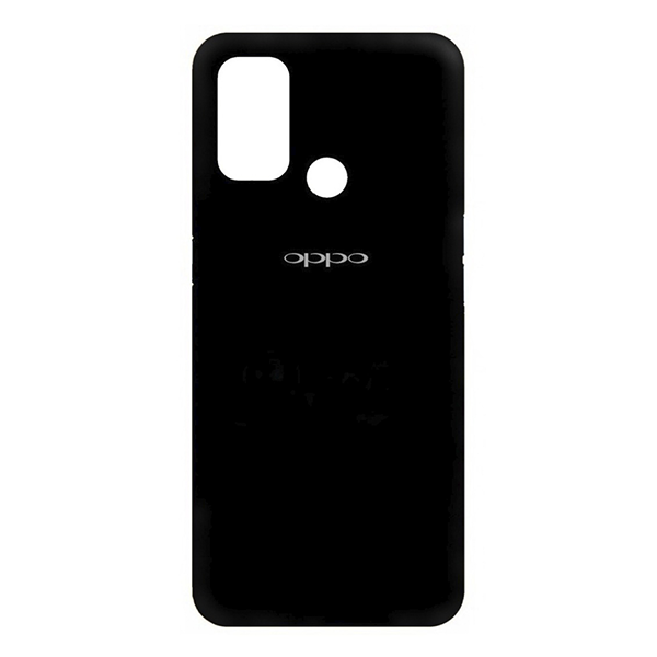 CARATULA SILICON TIPO ORIGINAL C/LOGO OPPO A53 NEGRA