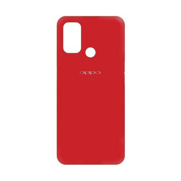 CARATULA SILICON TIPO ORIGINAL C/LOGO OPPO A53 ROJA
