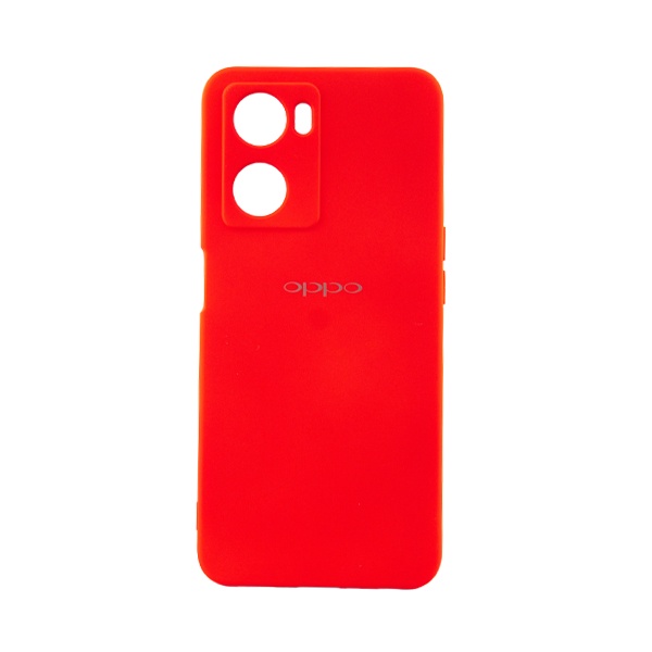 CARATULA SILICON TIPO ORIGINAL C/LOGO OPPO A57 4G/A77 4G ROJA