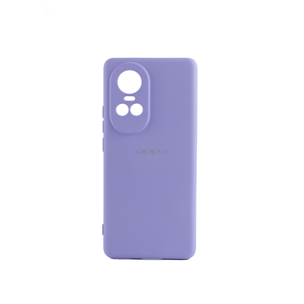 CARATULA SILICON TIPO ORIGINAL C/LOGO OPPO RENO 10 5G LILA