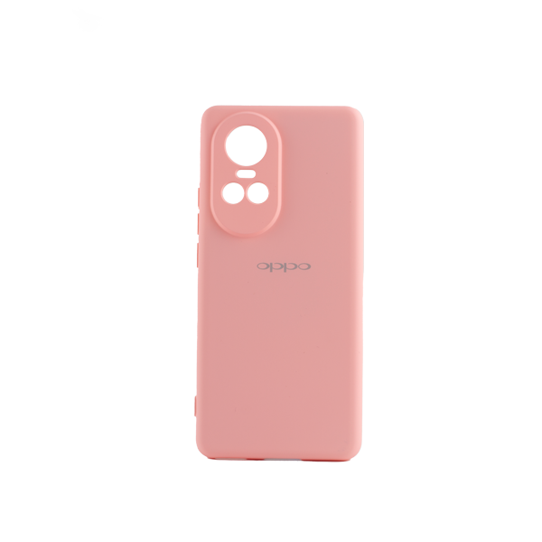 CARATULA SILICON TIPO ORIGINAL C/LOGO OPPO RENO 10 5G ROSA