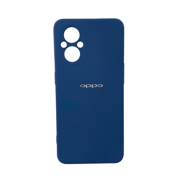 CARATULA SILICON TIPO ORIGINAL C/LOGO OPPO RENO 7 LITE NAVY