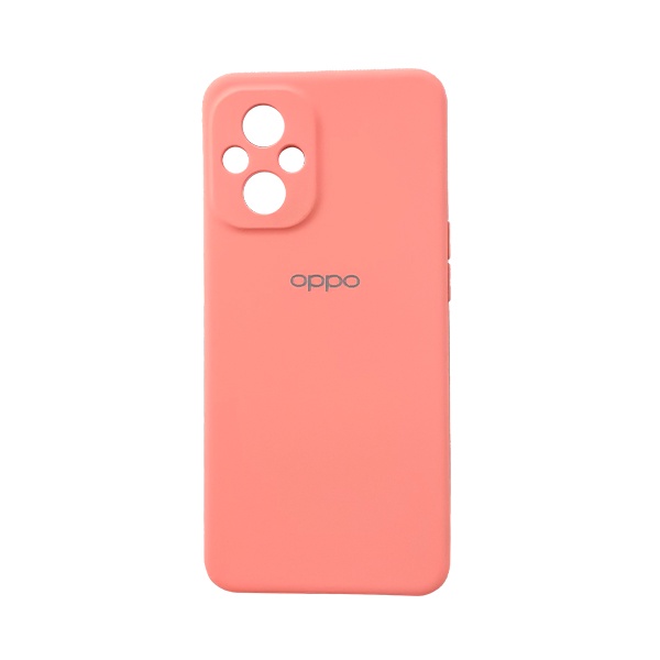 CARATULA SILICON TIPO ORIGINAL C/LOGO OPPO RENO 7 LITE ROSA