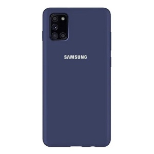 CARATULA SILICON TIPO ORIGINAL C/LOGO SAMSUNG A02s NAVY