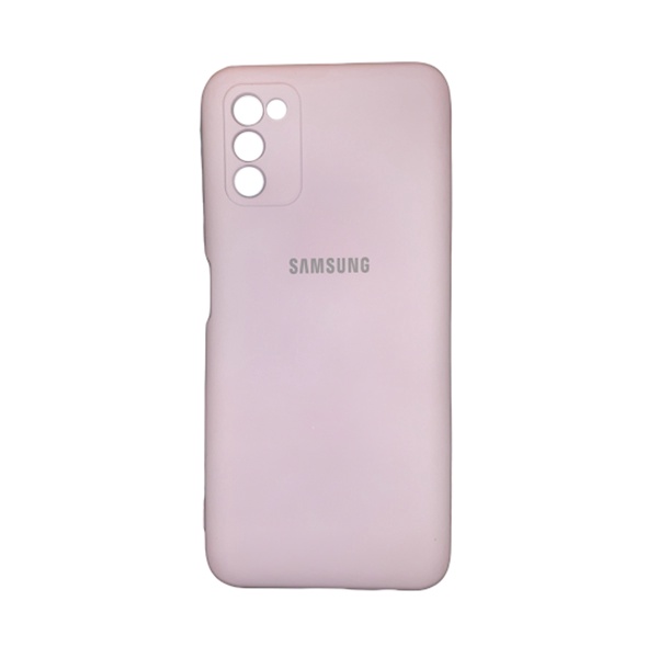 CARATULA SILICON TIPO ORIGINAL C/LOGO SAMSUNG A03s LILA