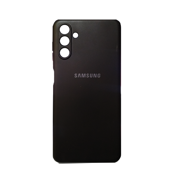 CARATULA SILICON TIPO ORIGINAL C/LOGO SAMSUNG A04S NEGRA