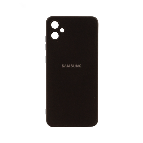 CARATULA SILICON TIPO ORIGINAL C/LOGO SAMSUNG A05 NEGRA