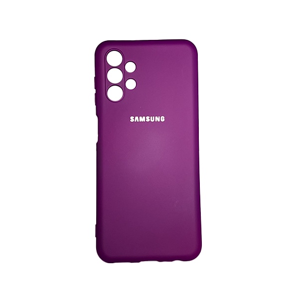 CARATULA SILICON TIPO ORIGINAL C/LOGO SAMSUNG A13 4G LILA