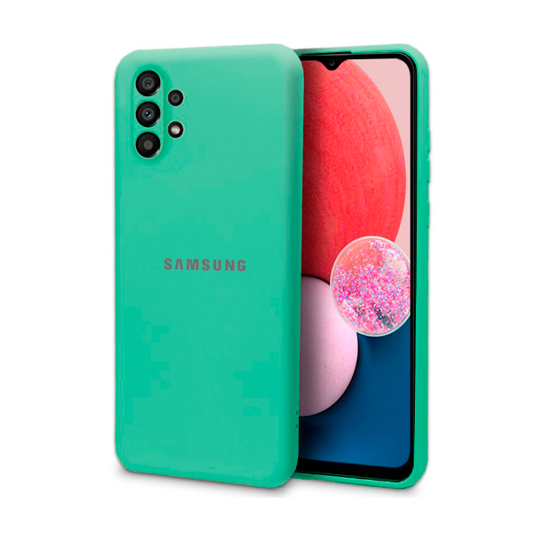 CARATULA SILICON TIPO ORIGINAL C/LOGO SAMSUNG A13 4G MENTA