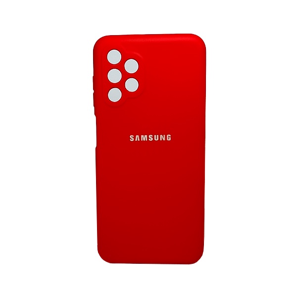 CARATULA SILICON TIPO ORIGINAL C/LOGO SAMSUNG A13 4G ROJA