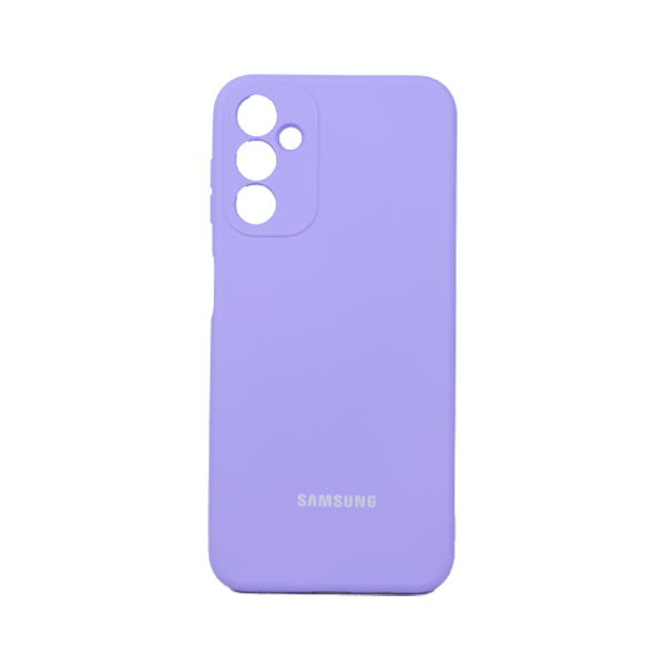 CARATULA SILICON TIPO ORIGINAL C/LOGO SAMSUNG A14 5G LILA