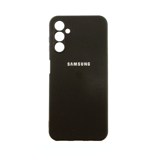 CARATULA SILICON TIPO ORIGINAL C/LOGO SAMSUNG A14 5G NEGRA