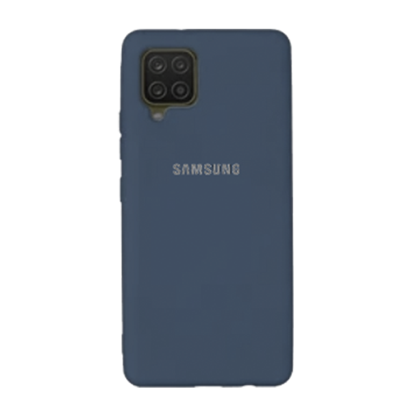 CARATULA SILICON TIPO ORIGINAL C/LOGO SAMSUNG A22 4G NAVY