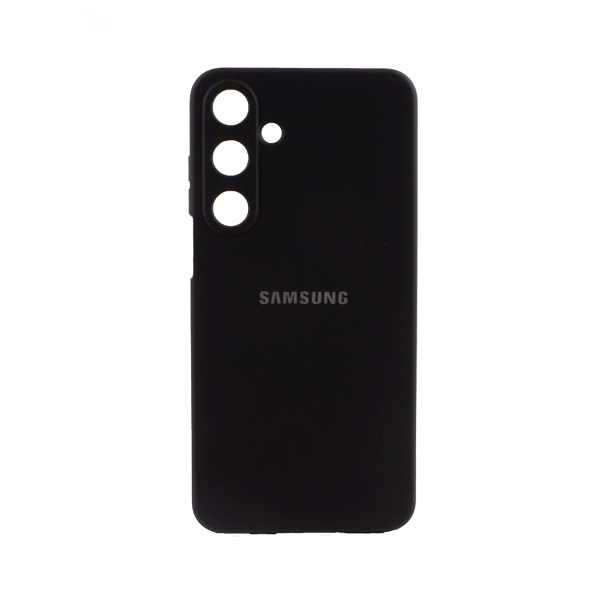 CARATULA SILICON TIPO ORIGINAL C/LOGO SAMSUNG A25 NEGRA