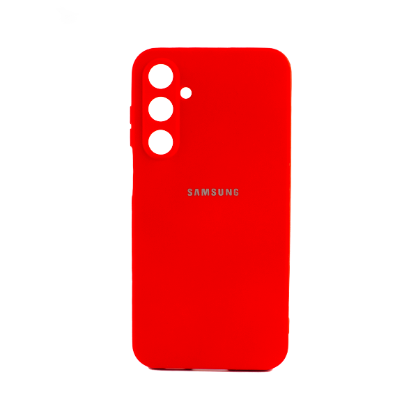 CARATULA SILICON TIPO ORIGINAL C/LOGO SAMSUNG A25 ROJA