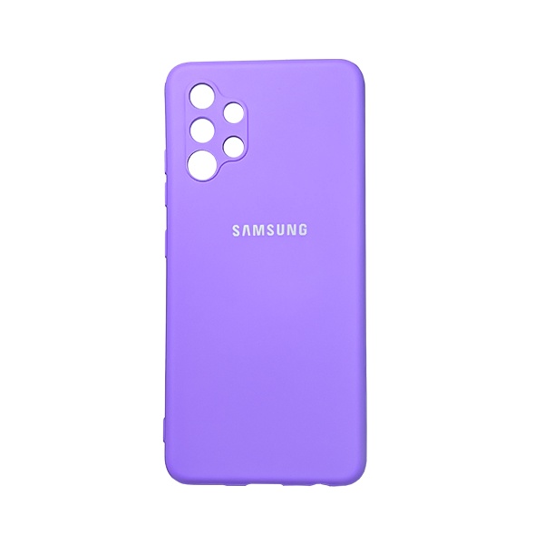 CARATULA SILICON TIPO ORIGINAL C/LOGO SAMSUNG A32 4G LILA