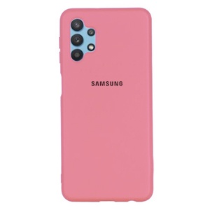 CARATULA SILICON TIPO ORIGINAL C/LOGO SAMSUNG A32 4G ROSA