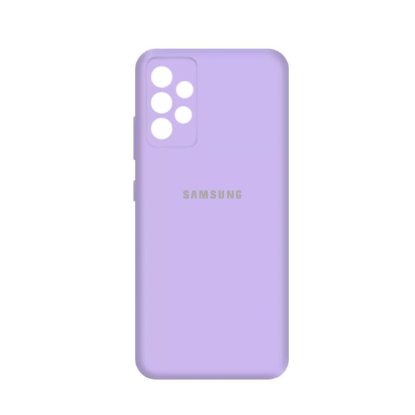 CARATULA SILICON TIPO ORIGINAL C/LOGO SAMSUNG A33 5G LILA