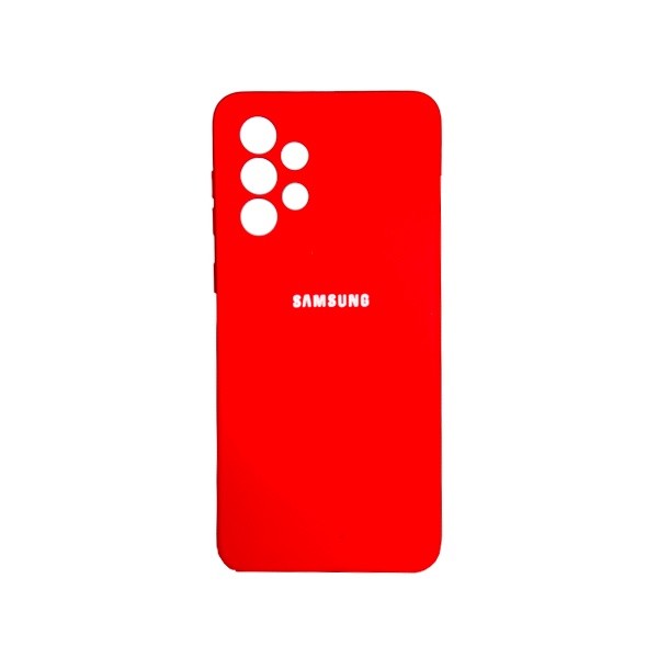 CARATULA SILICON TIPO ORIGINAL C/LOGO SAMSUNG A33 5G ROJA