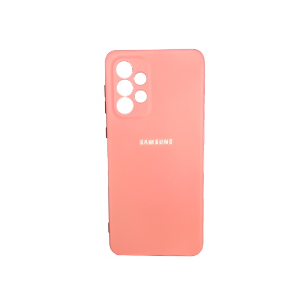 CARATULA SILICON TIPO ORIGINAL C/LOGO SAMSUNG A33 5G ROSA