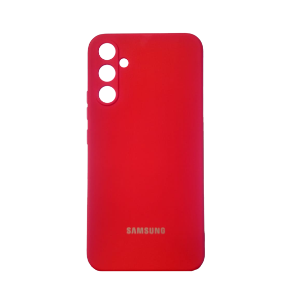CARATULA SILICON TIPO ORIGINAL C/LOGO SAMSUNG A34 5G ROJA