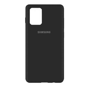 CARATULA SILICON TIPO ORIGINAL C/LOGO SAMSUNG A52/A52S NEGRA