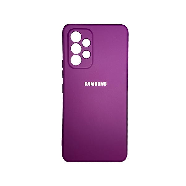 CARATULA SILICON TIPO ORIGINAL C/LOGO SAMSUNG A53 LILA